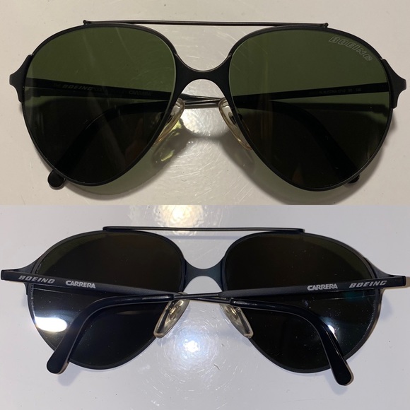 Carrera Boeing Black Carbon Aviator Sunglasses - Picture 13 of 15